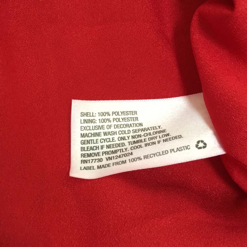 NWT Ava & Viv Red Velvet Top - Picture 8 of 10